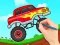 Coloring Book: Monster Truck — безплатна онлайн игра