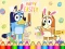 Coloring Book: Bluey Happy Easter — безплатна онлайн игра
