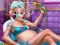 Pregnant Ice Queen Bath Care — безплатна онлайн игра