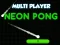 Neon Pong Multi Player — безплатна онлайн игра