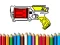 Back To School: Nerf Coloring Book — безплатна онлайн игра