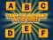 Touch The Alphabet In The Oder — безплатна онлайн игра
