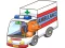 Cartoon Ambulance Puzzle — безплатна онлайн игра