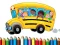 School Bus Coloring Book — безплатна онлайн игра