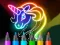 Learn to Draw Glow Cartoon — безплатна онлайн игра