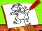 Easy Kids Coloring Dinosaur — безплатна онлайн игра