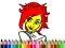 Back To School: Cute Girl Coloring — безплатна онлайн игра