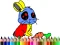 Back To School: Rabbit Coloring Book — безплатна онлайн игра