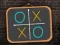 Tic Tac Toe blackboard — безплатна онлайн игра