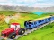 Chained tractor towing train — безплатна онлайн игра