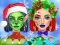 Ellie Christmas Makeup — безплатна онлайн игра