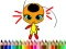 Back To School: Dotted Girl Coloring — безплатна онлайн игра