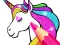 Unicorn Coloring Book Glitter — безплатна онлайн игра