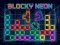Blocky Neon — безплатна онлайн игра