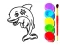 Dolphin Coloring Book — безплатна онлайн игра