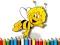 Back To School: Bee Coloring Book — безплатна онлайн игра