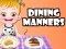 Baby Hazel Dining Manners — безплатна онлайн игра