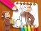 Curious George Coloring Book — безплатна онлайн игра