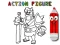 Back To School: Action Figure Coloring — безплатна онлайн игра
