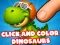 Click And Colors Dinosaurs — безплатна онлайн игра