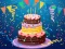 Birthday cake puzzle — безплатна онлайн игра