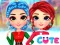 Rainbow Girls Christmas Outfits — безплатна онлайн игра