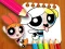 The Powerpuff Girls Coloring Book — безплатна онлайн игра