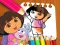 Dora the Explorer the Coloring Book — безплатна онлайн игра