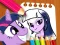 Equestria Girls Coloring Book — безплатна онлайн игра