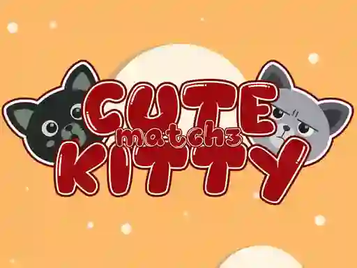 Cute Kitty Match 3 — безплатна онлайн игра