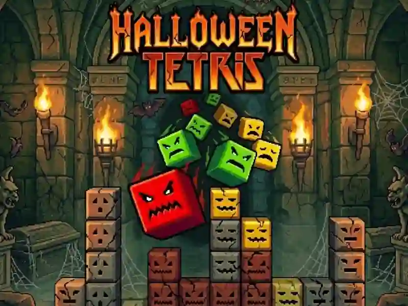 Halloween Tetris — безплатна онлайн игра