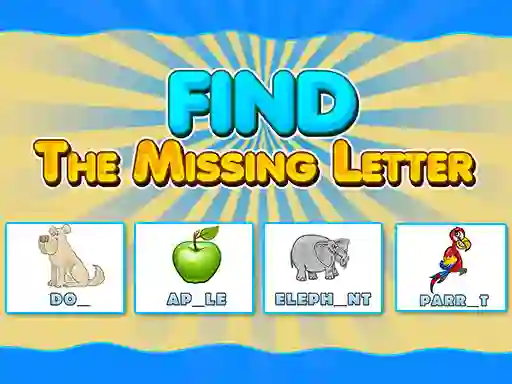 Find The Missing Letter — безплатна онлайн игра