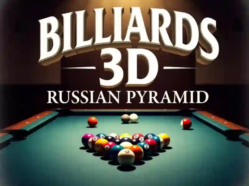 Billiards 3D Russian Pyramid — безплатна онлайн игра