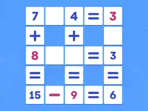 Mathematical Crossword — безплатна онлайн игра