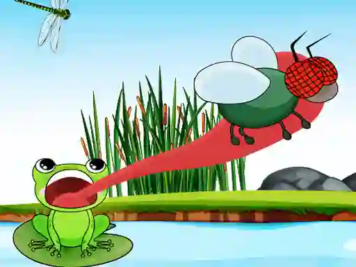 Hungry Frog — безплатна онлайн игра