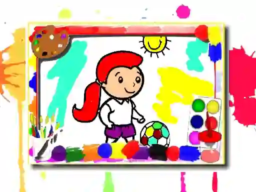 Football Coloring Book — безплатна онлайн игра