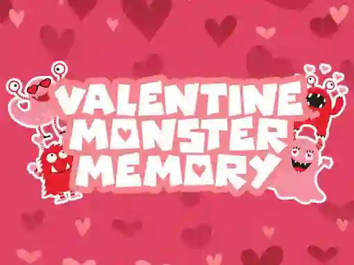 Valentine Monster Memory — безплатна онлайн игра