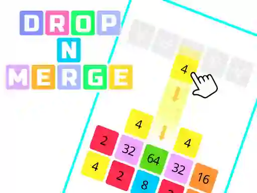 Drop N Merge Blocks — безплатна онлайн игра