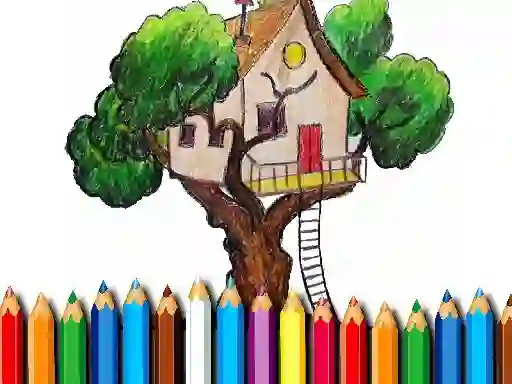Tree House Coloring Book — безплатна онлайн игра