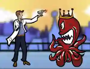 Scientist vs Aliens — безплатна онлайн игра