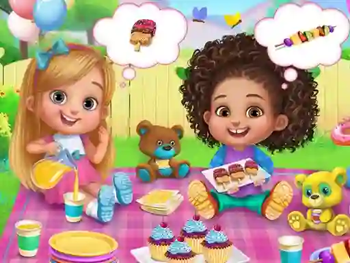 Babysitter Party Caring Games — безплатна онлайн игра