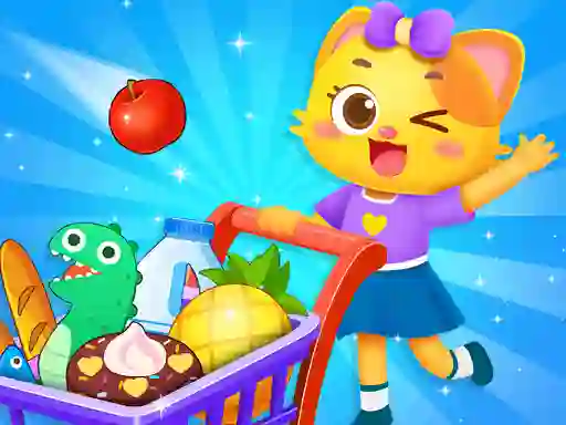 Supermarket Shopping For Kids — безплатна онлайн игра