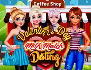 Valentines Day Mix Match Dating — безплатна онлайн игра