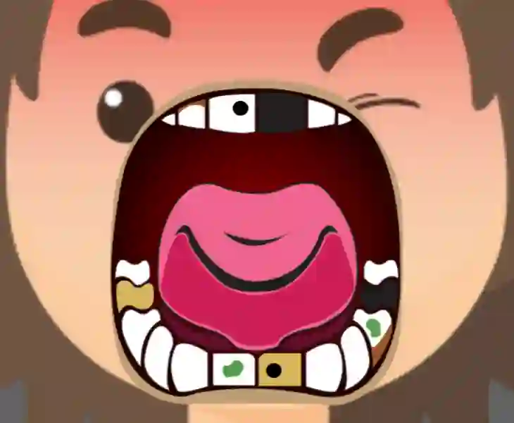 Kid Dentist — безплатна онлайн игра