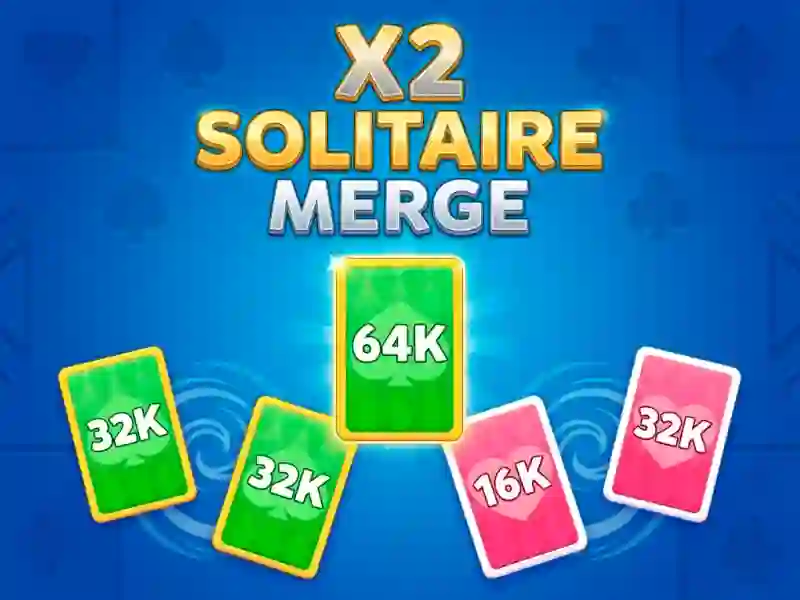 X2 Solitaire Merge — безплатна онлайн игра