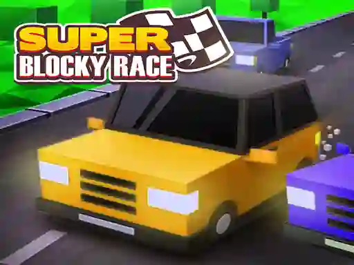 Super Blocky Race — безплатна онлайн игра