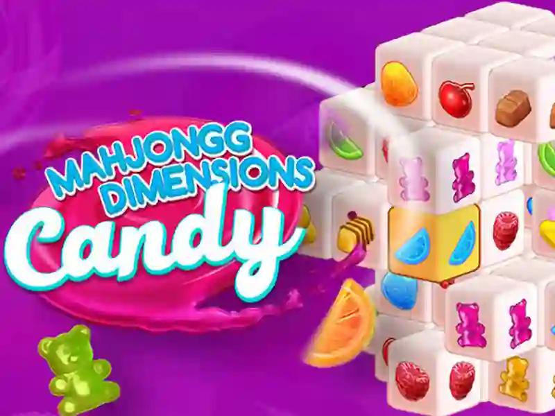 Candy 3D Mahjong — безплатна онлайн игра