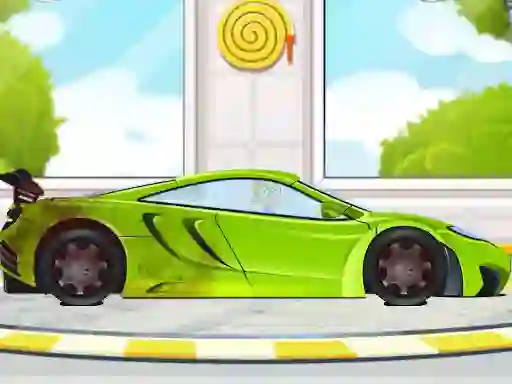 Sports Car Wash 2D — безплатна онлайн игра