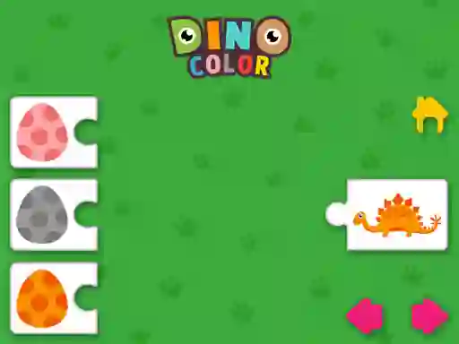 Dino Color — безплатна онлайн игра