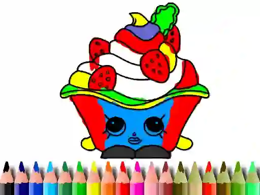 Back To School: Cake Coloring Book — безплатна онлайн игра